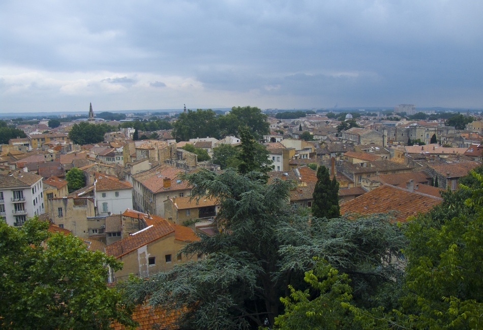 Pohled na Avignon