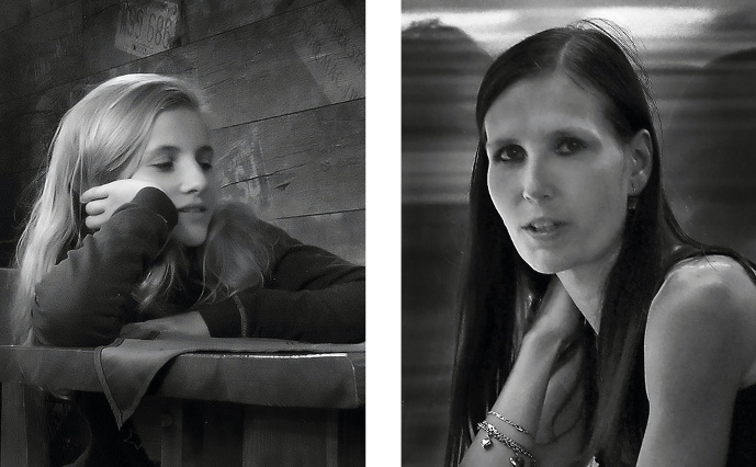 zamyšlená - kamarádka