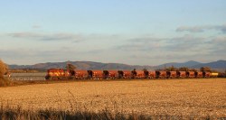 Podvečerní náklad vápence ze Štramberka (úsek: Skotnice - Sedlnice)