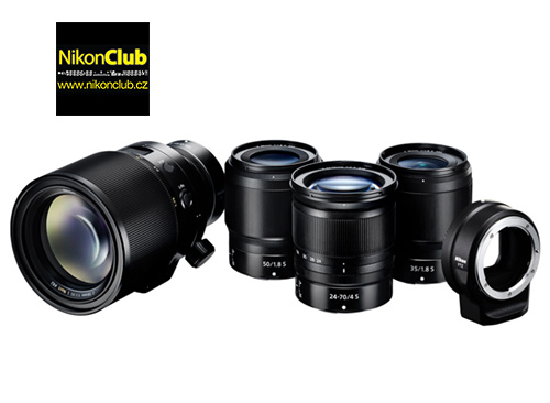 Nikon Z objektivy Z mount