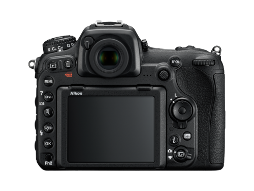 NIkon D500 pohled zezadu displej
