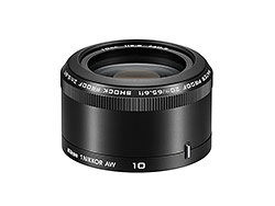 Světelný objektiv s pevnou ohniskovou vzdáleností  1 Nikkor AW 10 mm f/2,8