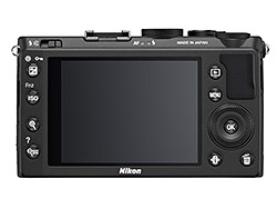 Nikon Coolpix A - zadní stěna
