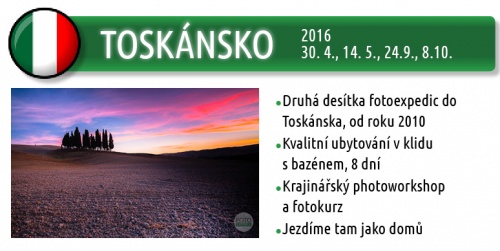Fotoexpedice fotokurz Toskánsko