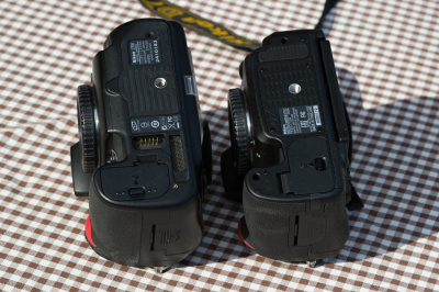 Porovnání obou těl zespodu